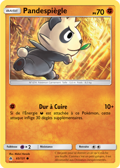 Carte Pokémon Commune Pandespiègle 65/131 de la série Lumière Interdite