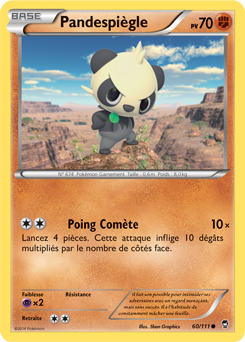 Carte Pokémon Commune Pandespiègle 60/111 de la série Poings Furieux