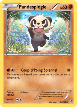 Carte Pokémon Commune Pandespiègle 86/162 de la série Impulsion Turbo