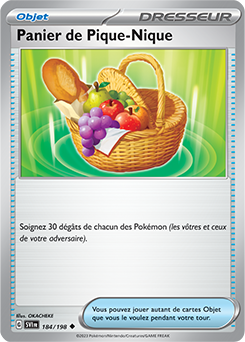 Carte Pokémon Panier de Pique-Nique 184/198 de la série Écarlate et Violet en vente au meilleur prix