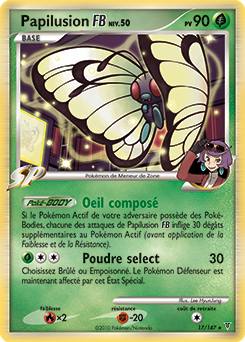 Carte Pokémon Papilusion 17/147 de la série Vainqueurs Suprêmes en vente au meilleur prix