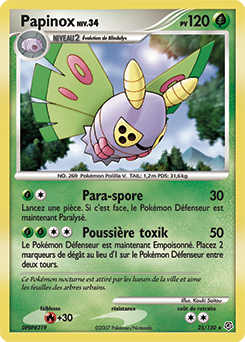 Carte Pokémon Papinox 25/130 de la série Diamant & Perle en vente au meilleur prix