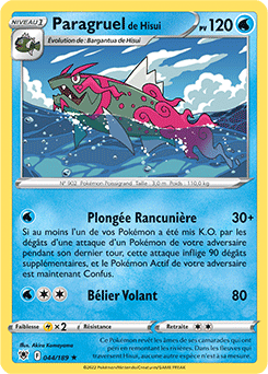 Carte Pokémon Paragruel de Hisui 044/189 de la série Astres Radieux en vente au meilleur prix