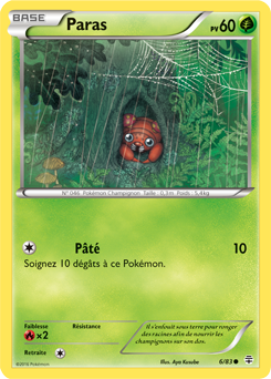 Carte Pokémon Paras 6/83 de la série Générations en vente au meilleur prix