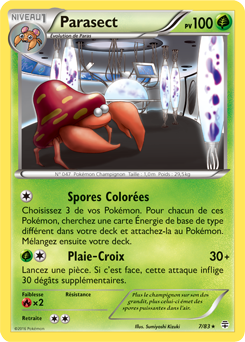 Carte Pokémon Parasect 7/83 de la série Générations en vente au meilleur prix