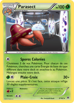 Carte Pokémon Parasect 2/162 de la série Impulsion Turbo en vente au meilleur prix