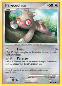 Carte Pokémon Parecool 95/127 de la série Platine en vente au meilleur prix