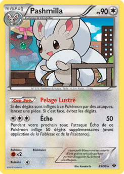 Carte Pokémon Pashmilla 85/99 de la série Destinées Futures en vente au meilleur prix