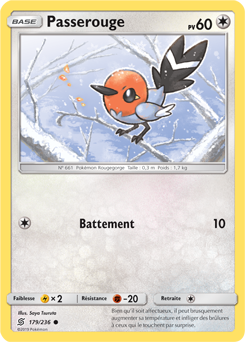 Carte Pokémon Commune Passerouge 179/236 de la série Harmonie des Esprits