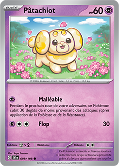 Carte Pokémon Pâtachiot 098/198 de la série Écarlate et Violet en vente au meilleur prix