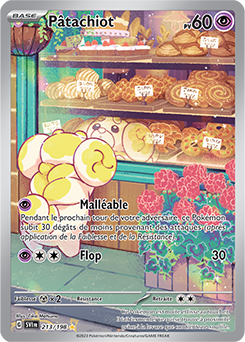 Carte Pokémon Pâtachiot 213/198 de la série Écarlate et Violet en vente au meilleur prix