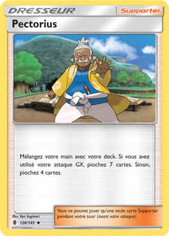Carte Pokémon Peu commune Pectorius 126/145 de la série Gardiens Ascendants