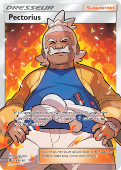 Carte Pokémon Dresseur Full Art Pectorius 143/145 de la série Gardiens Ascendants