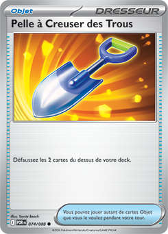 Carte Pokémon Pelle à Creuser des Trous 74/88 de la série Équilibre Parfait en vente au meilleur prix