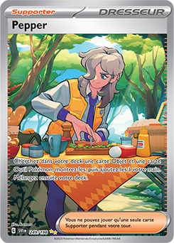 Carte Pokémon Pepper 249/198 de la série Écarlate et Violet en vente au meilleur prix