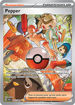 Carte Pokémon Pepper 235/91 de la série Destinées de Paldea en vente au meilleur prix