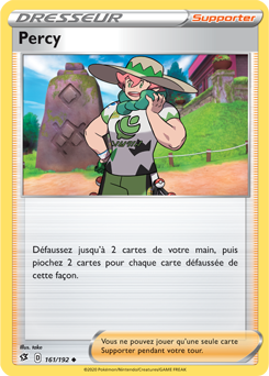 Carte Pokémon Percy 161/192 de la série Clash des Rebelles en vente au meilleur prix