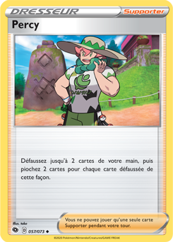 Carte Pokémon Percy 057/073 de la série La Voie du Maître en vente au meilleur prix