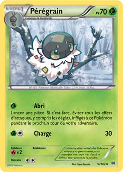 Carte Pokémon Peu commune Pérégrain 14/162 de la série Impulsion Turbo