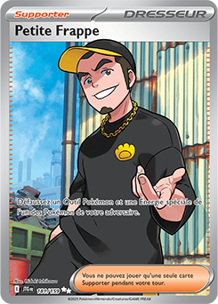 Carte Pokémon Ultra rare Petite Frappe 181/159 de la série Aventures Ensemble
