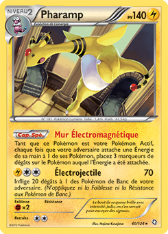 Carte Pokémon Pharamp 40/124 de la série Dragons Éxaltés en vente au meilleur prix