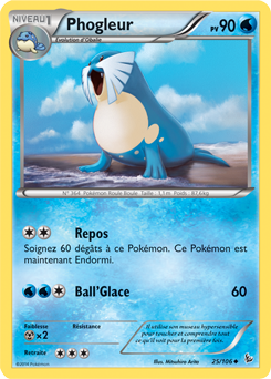 Carte Pokémon Phogleur 25/106 de la série Étincelle en vente au meilleur prix