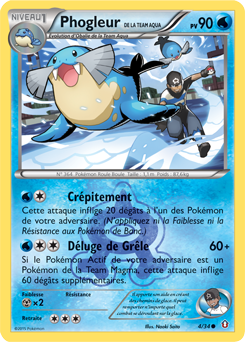 Carte Pokémon Phogleur de la Team Aqua 4/34 de la série Double Danger en vente au meilleur prix
