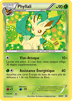 Carte Pokémon Phyllali BW87 de la série Promos Noir & Blanc en vente au meilleur prix