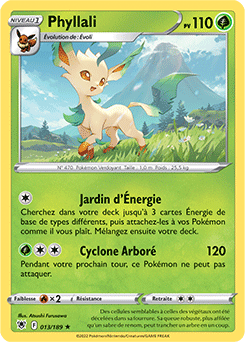Carte Pokémon Phyllali 013/189 de la série Astres Radieux en vente au meilleur prix