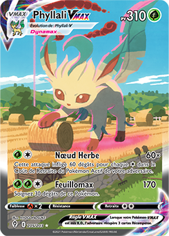 Carte Pokémon Phyllali VMAX 205/203 de la série Évolution Céleste en vente au meilleur prix