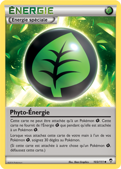 Carte Pokemon Neuve Française XY3:Poings Furieux Phyto-Energie 103/111 