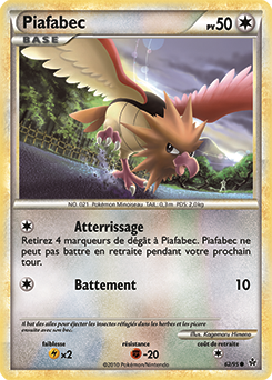 Carte Pokémon Piafabec 62/95 de la série Déchaînement en vente au meilleur prix