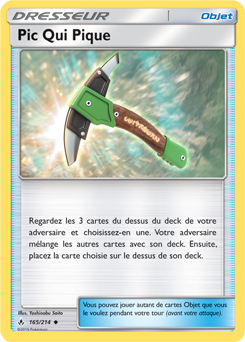 Carte Pokémon Pic Qui Pique 165/214 de la série Alliance Infallible en vente au meilleur prix