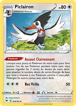 Carte Pokémon Piclairon 144/185 de la série Voltage Éclatant en vente au meilleur prix