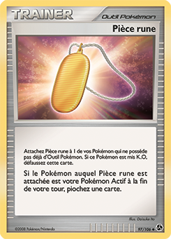 Carte Pokémon Peu commune Pièce rune 97/106 de la série Duels au Sommet