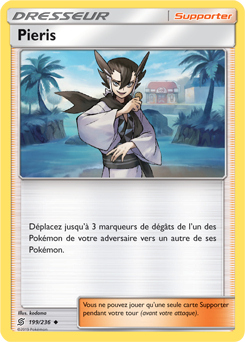 Carte Pokémon Peu commune Pieris 199/236 de la série Harmonie des Esprits