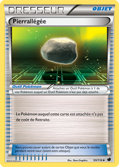 Carte Pokémon Pierrallégée 99/116 de la série Glaciation Plasma en vente au meilleur prix