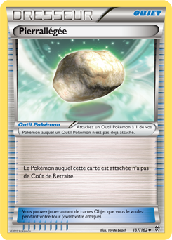 Carte Pokémon Peu commune Pierrallégée 137/162 de la série Impulsion Turbo