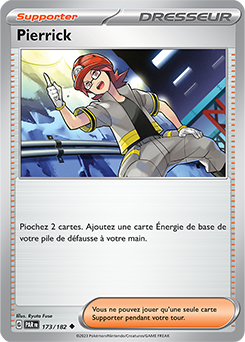 Carte Pokémon Peu commune Pierrick 173/182 de la série Faille Paradoxe