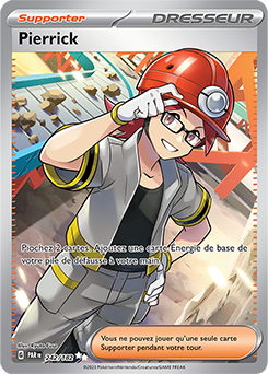 Carte Pokémon Ultra rare Pierrick 242/182 de la série Faille Paradoxe
