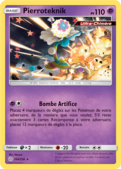 Carte Pokémon Pierroteknik 104/236 de la série Éclipse Cosmique en vente au meilleur prix