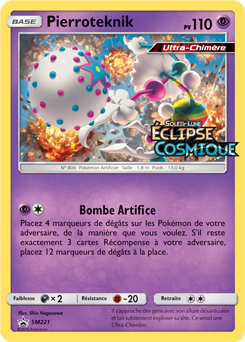 Carte Pokémon Promo Pierroteknik SM221 de la série Promos Soleil et Lune
