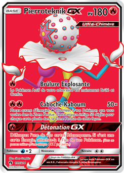 Carte Pokémon Pierroteknik GX 199/214 de la série Tonnerre Perdu en vente au meilleur prix
