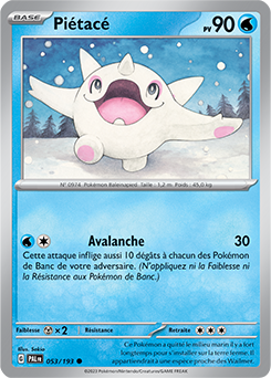 Carte Pokémon Piétacé 053/193 de la série Évolutions à Paldea en vente au meilleur prix