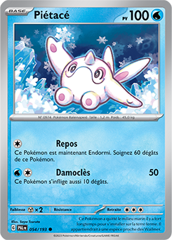 Carte Pokémon Piétacé 054/193 de la série Évolutions à Paldea en vente au meilleur prix