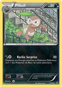 Carte Pokémon Pifeuil 71/99 de la série Destinées Futures en vente au meilleur prix