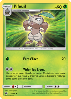 Carte Pokémon Pifeuil 13/168 de la série Tempête Céleste en vente au meilleur prix