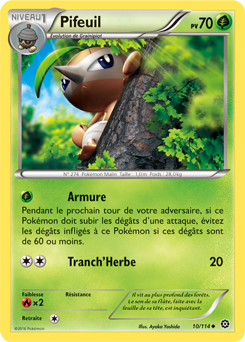 Carte Pokémon Pifeuil 10/114 de la série Offensive Vapeur en vente au meilleur prix