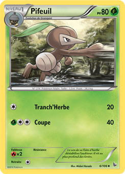 Carte Pokémon Pifeuil 6/106 de la série Étincelle en vente au meilleur prix