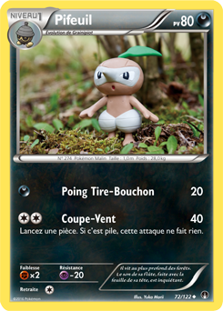 Carte Pokémon Pifeuil 72/122 de la série Rupture Turbo en vente au meilleur prix